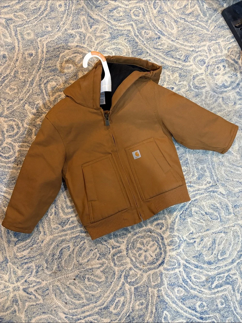 Carhartt Kids Carhartt Brown Hooded Work Jacket